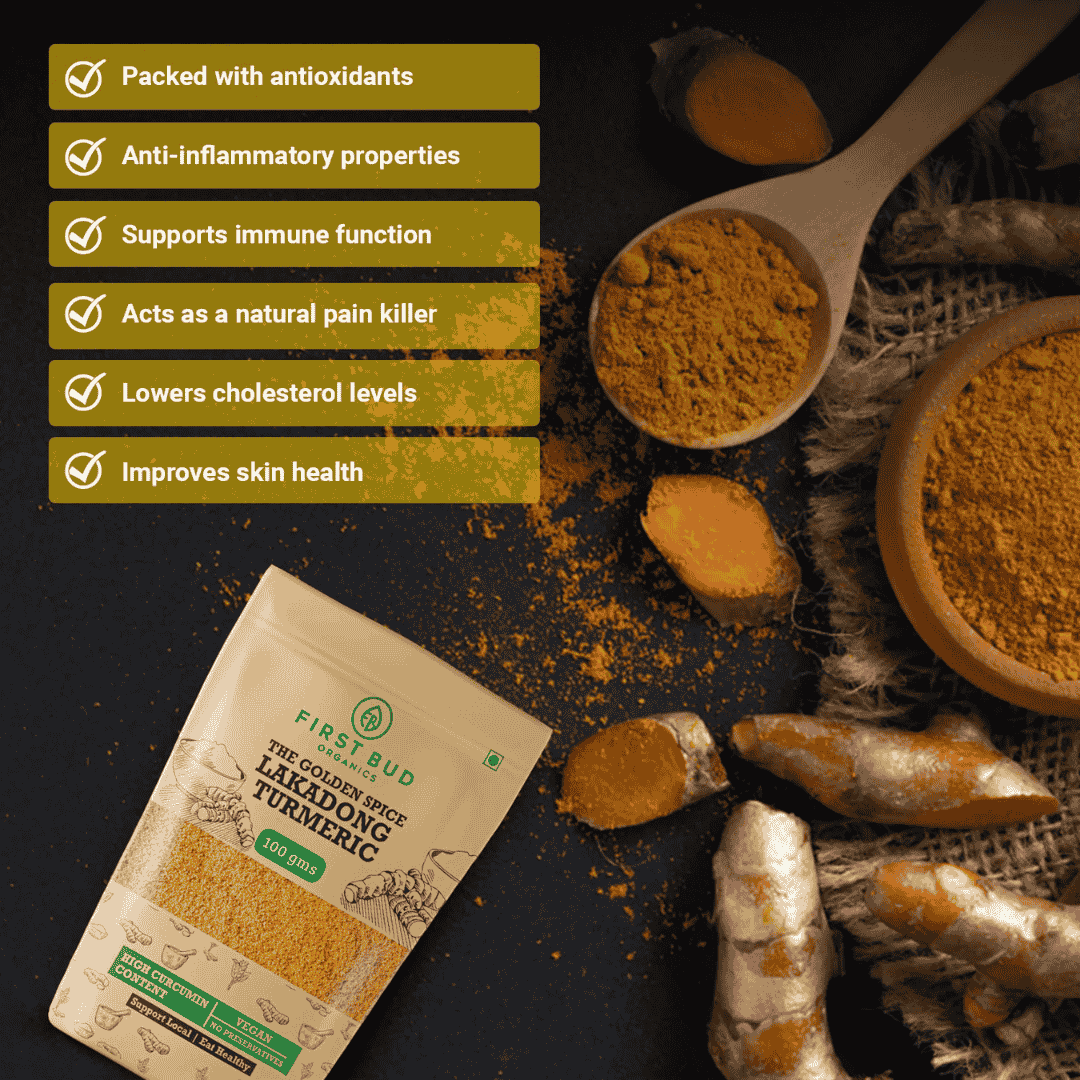 Lakadong, Turmeric, First Bud, Ayurveda Store NZ