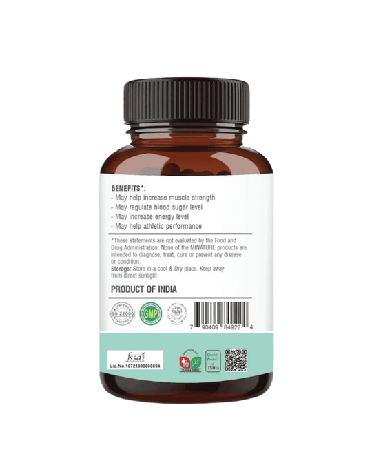 100% Natural Fadogia Agrestis Extract Capsules 90 Veg Caps | 500mg