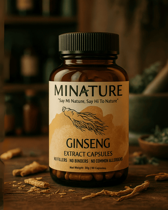 Ginseng Extract Capsules, Minature, Ayurveda Store NZ