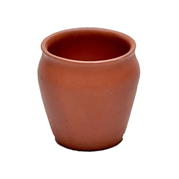 Terracotta Earthen Glazed Glasses, Clay Glass Set of 6, Mitti Cool, Ayurveda Store NZ