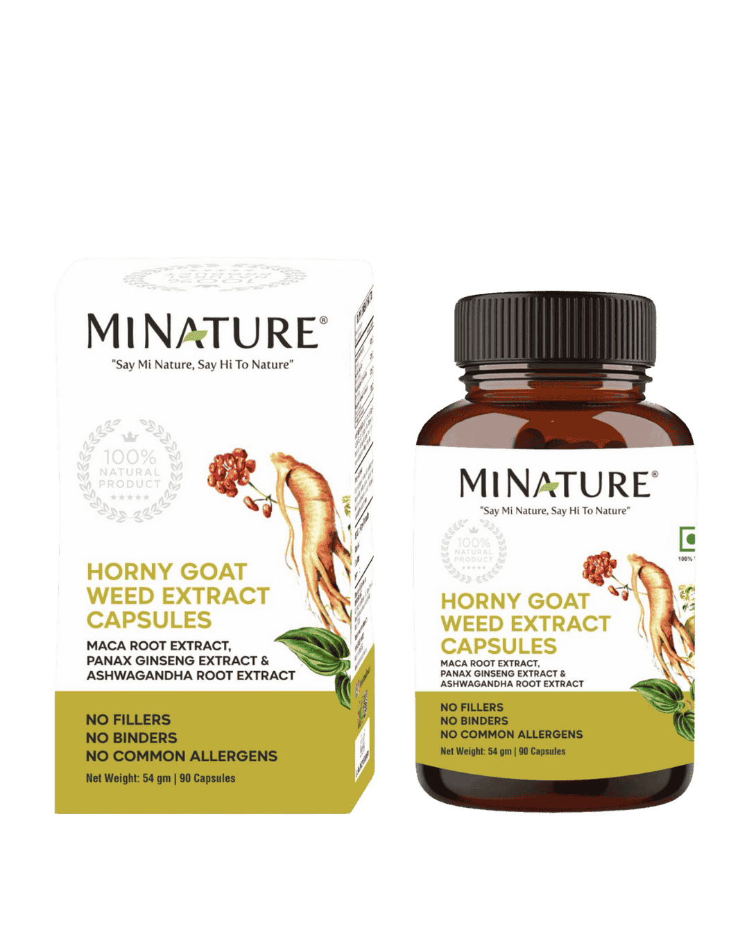 Horny Goat Weed Extract Capsules 500mg | 90 Veg Caps