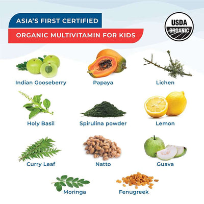 Melts, Multivitamins, Wellbeing Nutirtion, Organic Moringa, Organic Amla, Organic Guava, Organic Fennel, Organic Chickpea, Vitamin K2