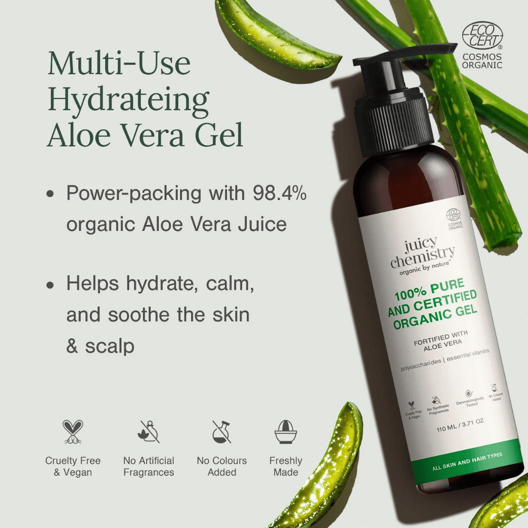 juicy chemistry, aloe vera gel, ayurveda store nz