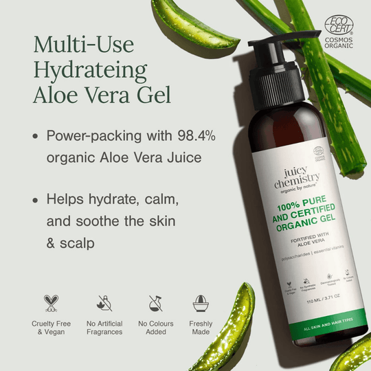 juicy chemistry, aloe vera gel, ayurveda store nz