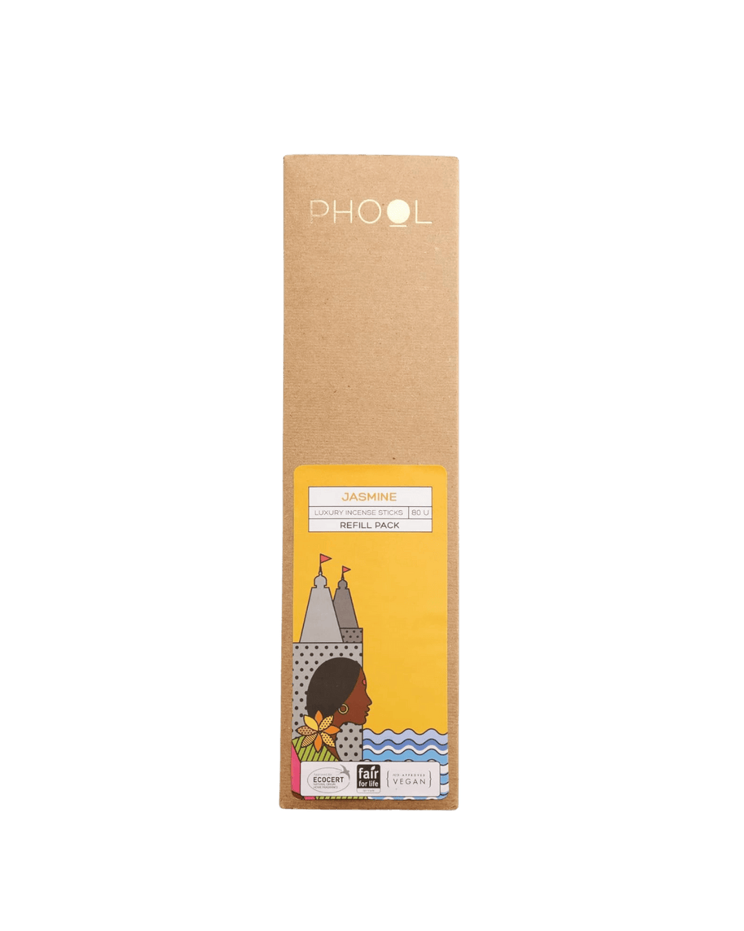 Jasmine Refill Pack - Natural Incense Sticks by Phool