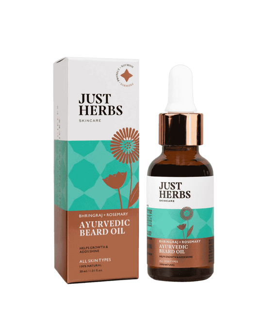 Ayurvedic Beard Oil with Bhringraj & Rosemary