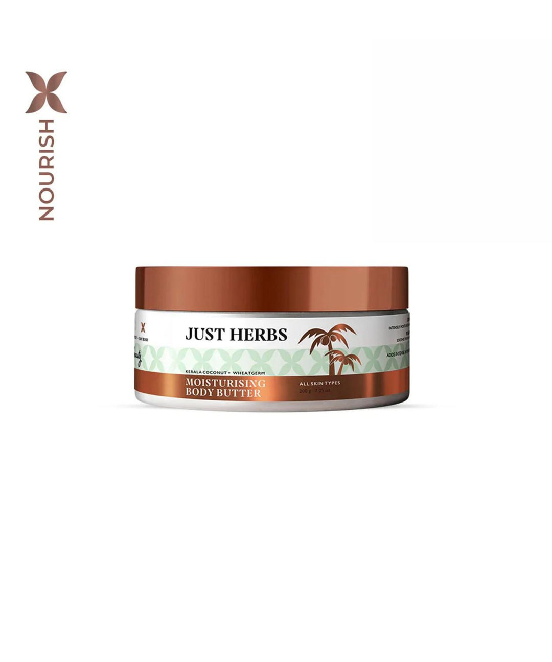 Kerala Coconut & Wheatgerm Body Butter, Just Herbs, Ayurveda Store NZ