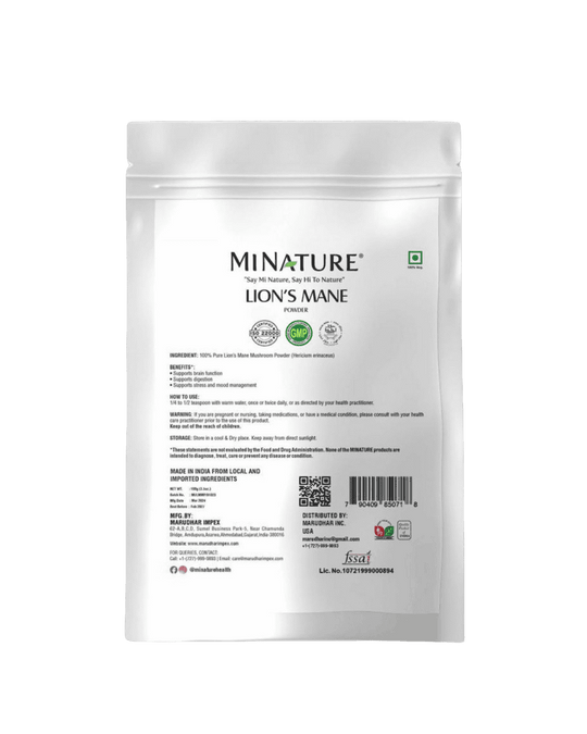 Natural Lion's Mane Mushroom Powder 100g