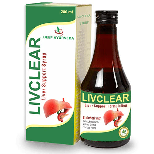 Livclear, Liver Support Herbal Syrup, Deep Ayurveda, Ayurveda Store NZ