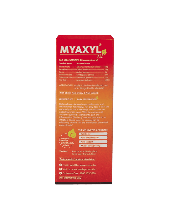 Kerala Ayurveda Myaxyl oil - For Quick Pain Relief Naturally