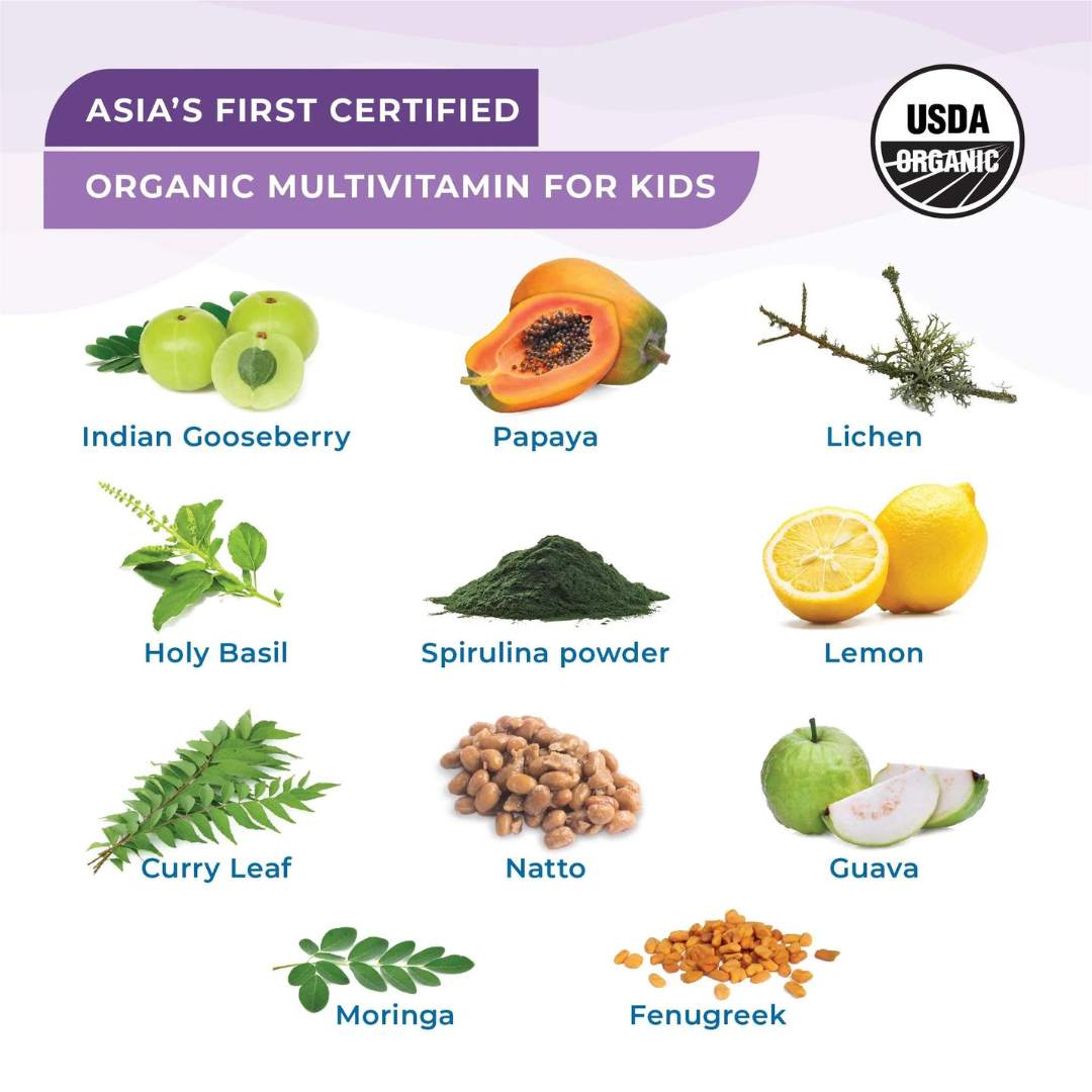 Melts, Disney Frozen Multivitamins, Wellbeing Nutrition, Amla, Papaya, Lichen, Spirulina, Guava, Moringa