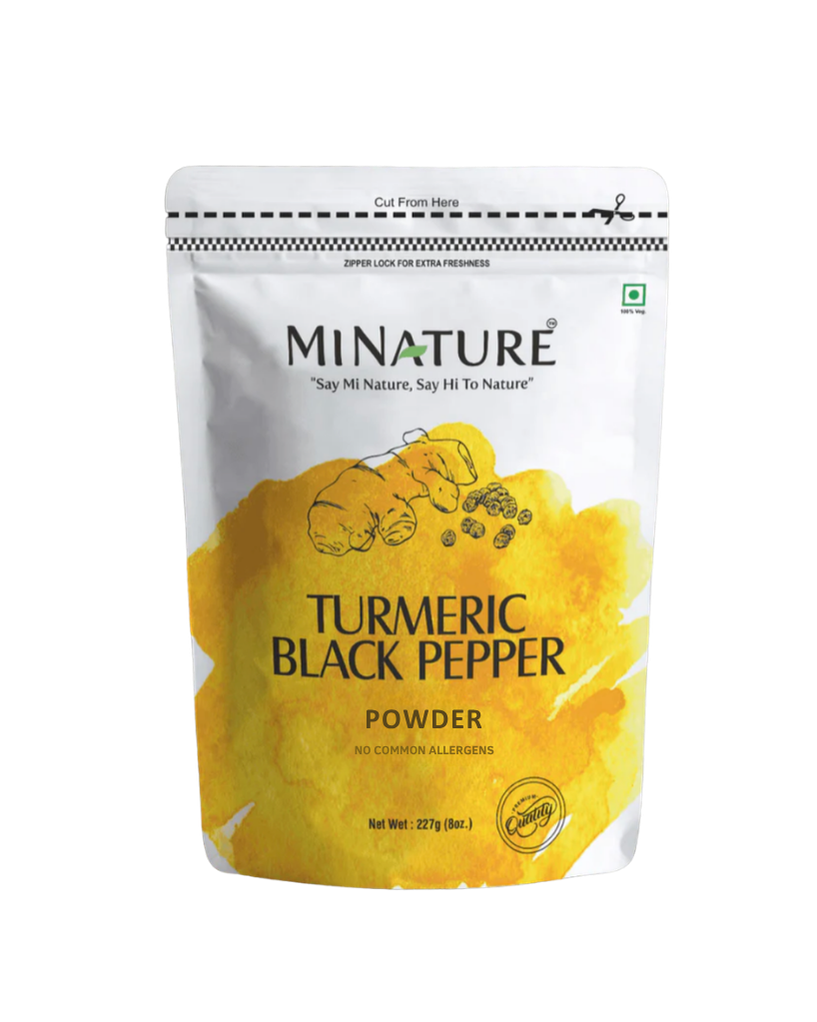 Turmeric Black Pepper Powder 227g - USDA Certified
