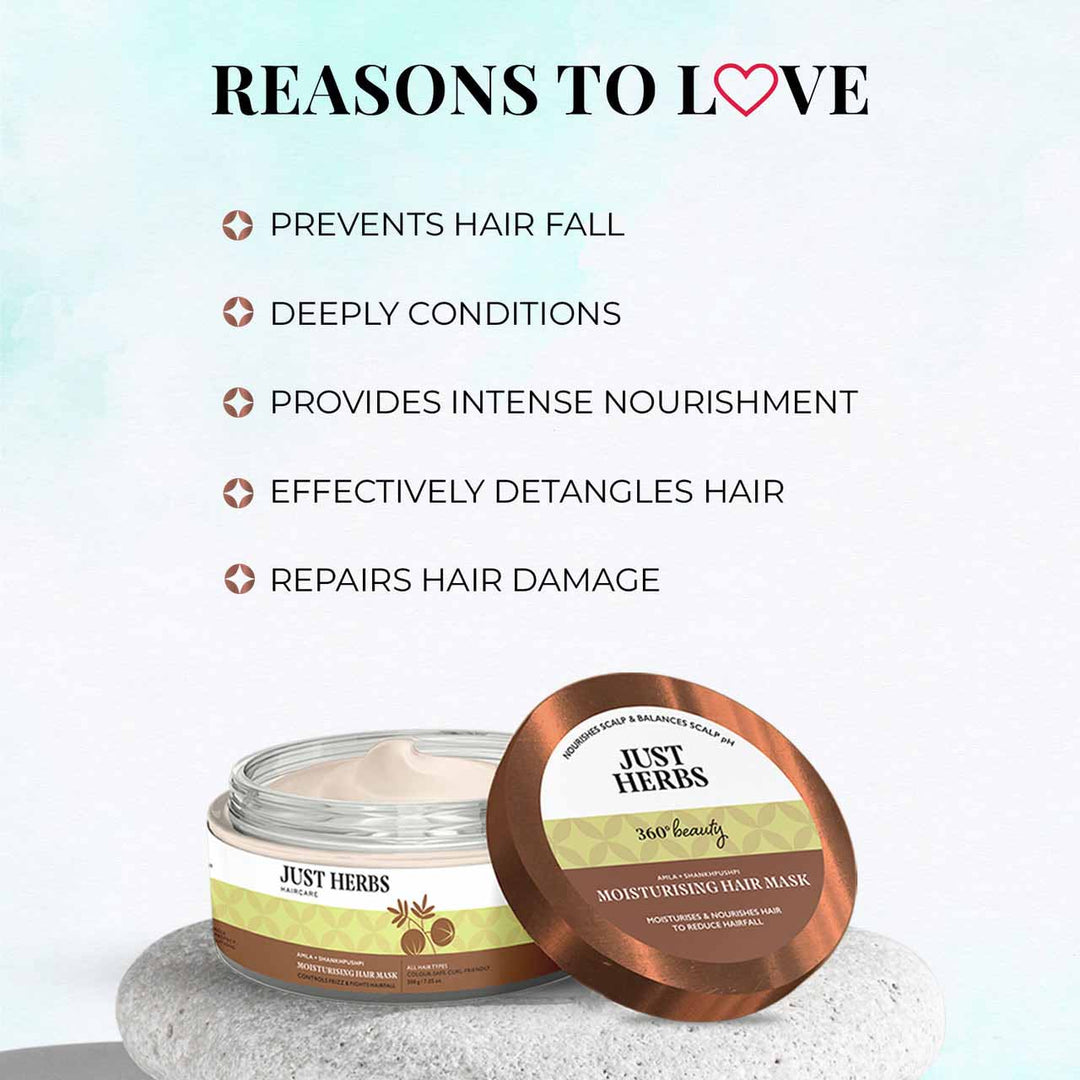 Moisturising Hair Mask with Amla and Shankhpushpi