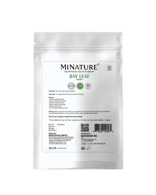 100% Natural Bay Leaf Powder 227g