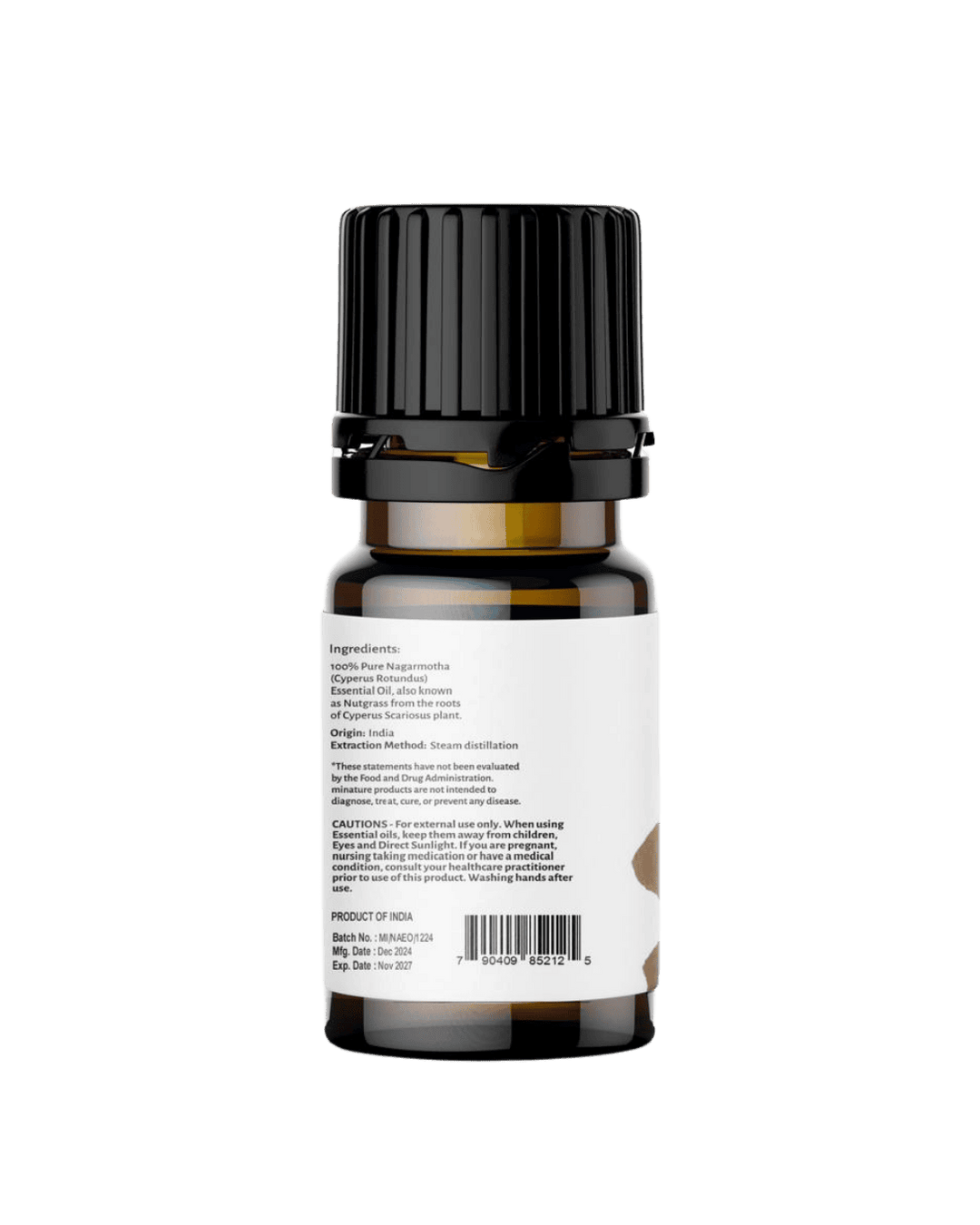 100% Natural Nagarmotha Oil - 15ml