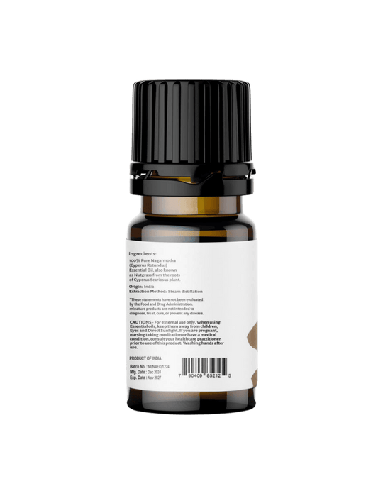 100% Natural Nagarmotha Oil - 15ml