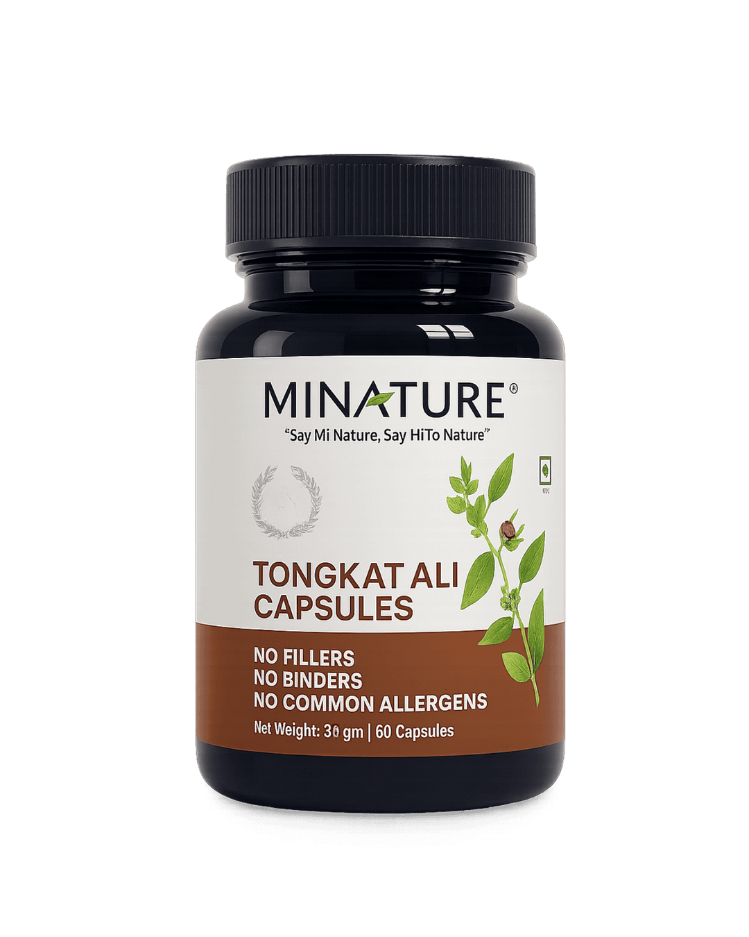 100% Natural Tongkat Ali Capsules 60 Veg Caps | 500mg