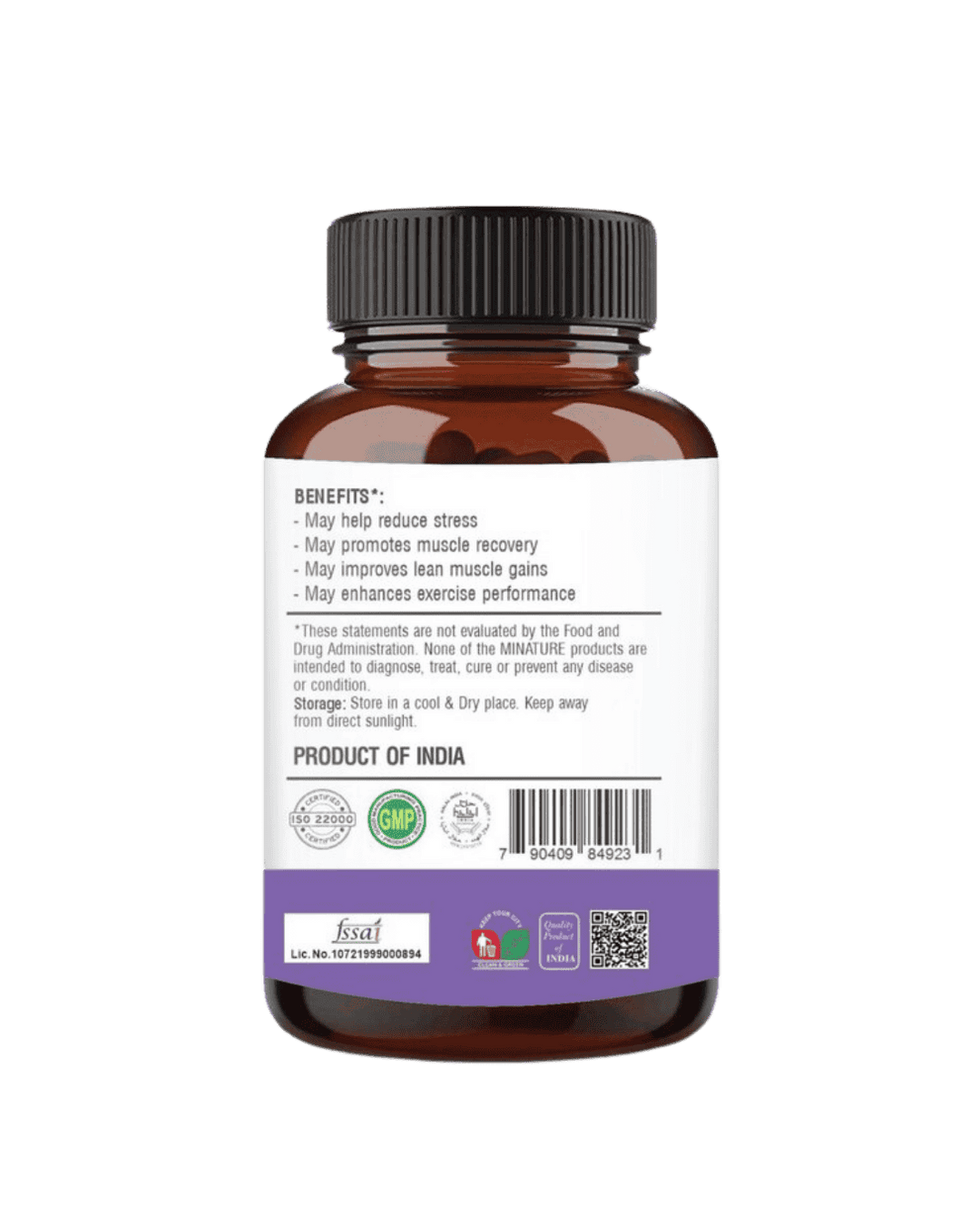 100% Natural Turkesterone Extract Capsules 90 Veg Caps | 500mg