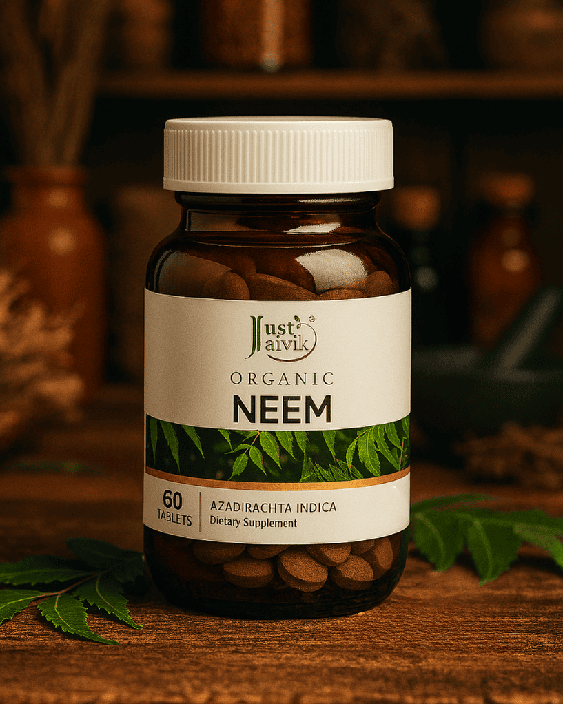 Neem Tablets, Just Jaivik, Ayurveda Store NZ