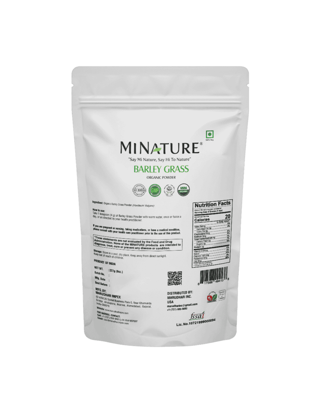Barley Grass Powder, Minature, Ayurveda Store NZ