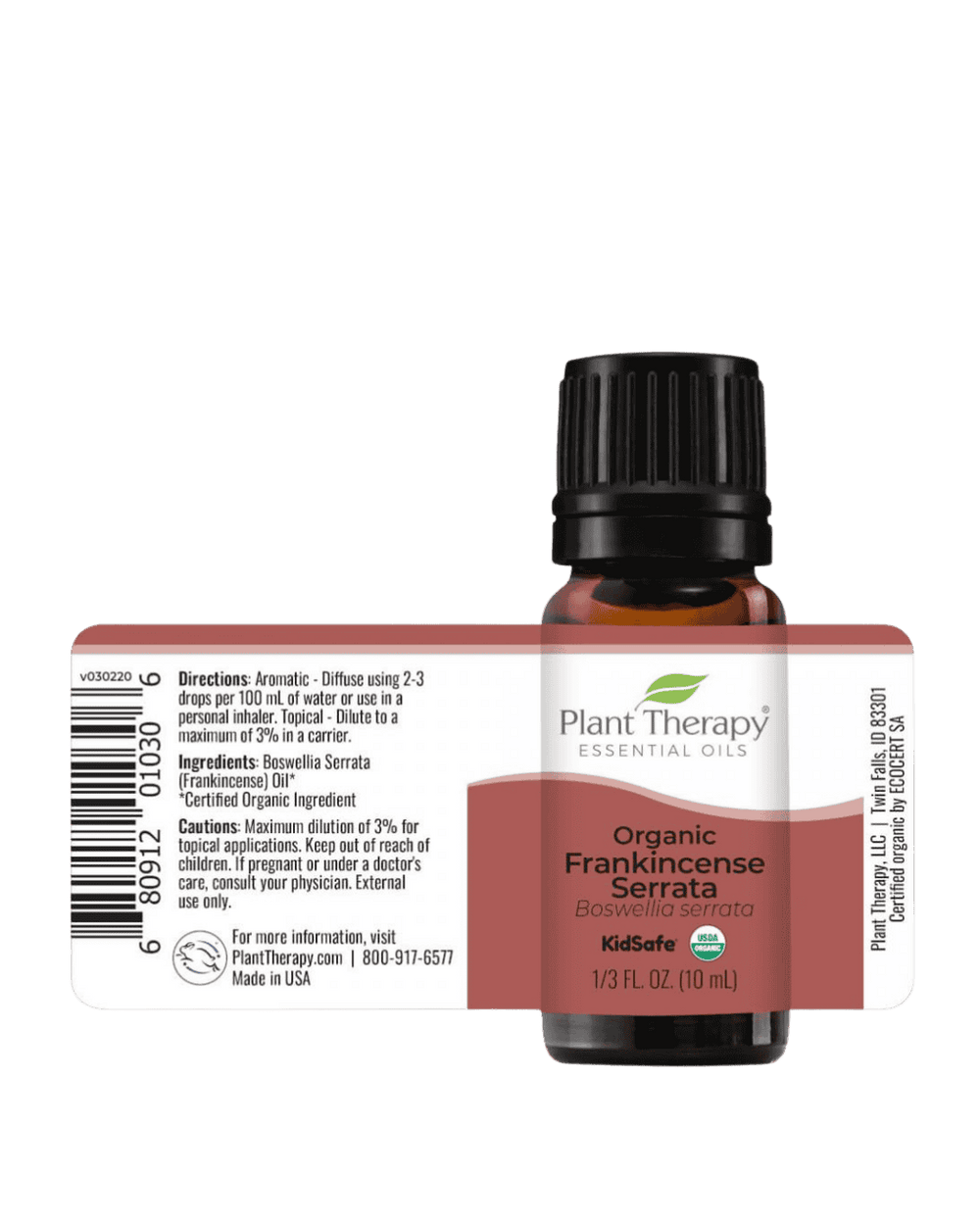 Organic Frankincense Serrata Essential Oil - USDA Certified