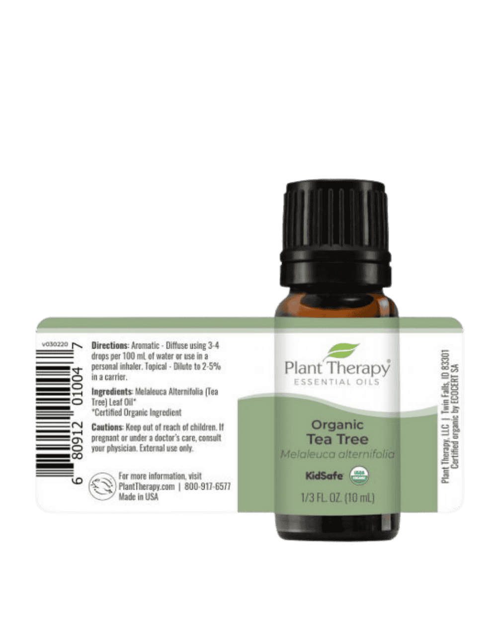 Organic Tea Tree Essential Oil - USDA Certified