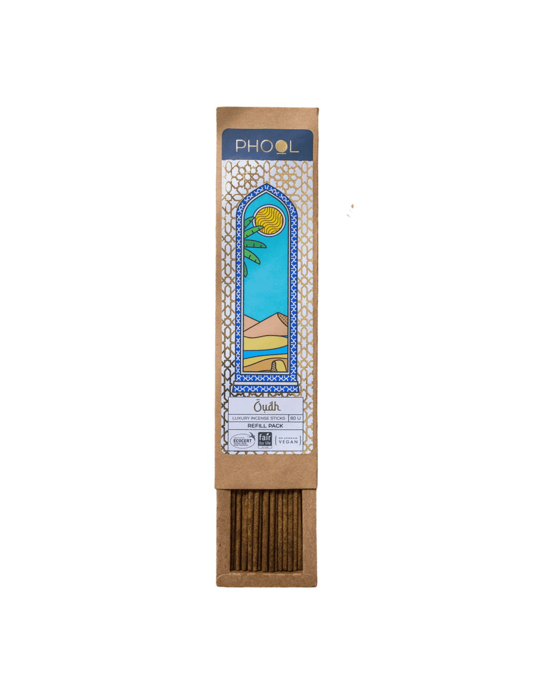 Oudh Refill Pack - Natural Incense Sticks by Phool
