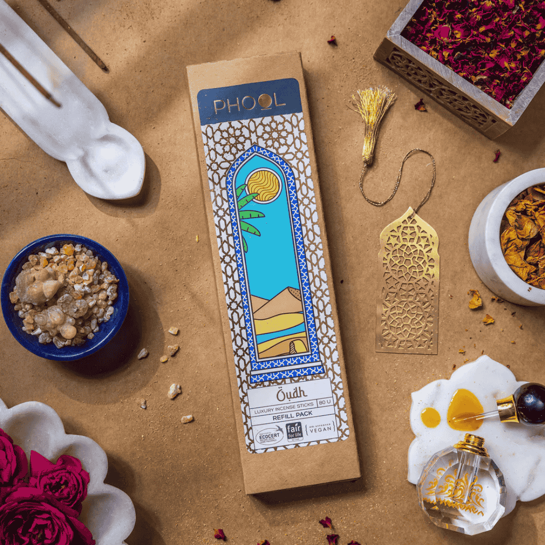 Oudh Refill Pack - Natural Incense Sticks by Phool