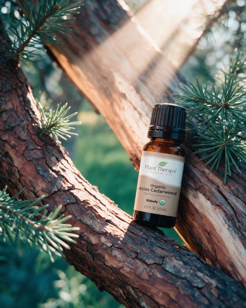 Organic Atlas Cedarwood Essential Oil - USDA Certified