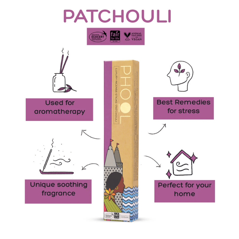 Phool, Patchouli , Incense, Ayurveda Store NZ