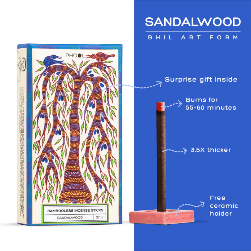Phool, Bambooless, Sandalwood, Incense, Ayurveda Store NZ