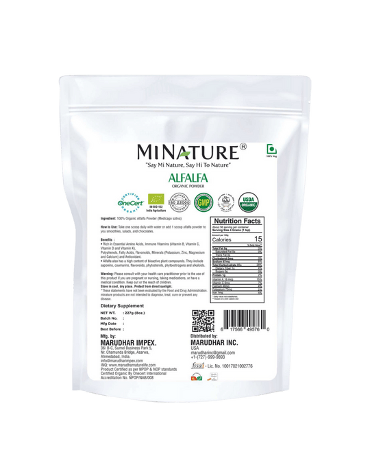 Organic Alfalfa Powder 227g