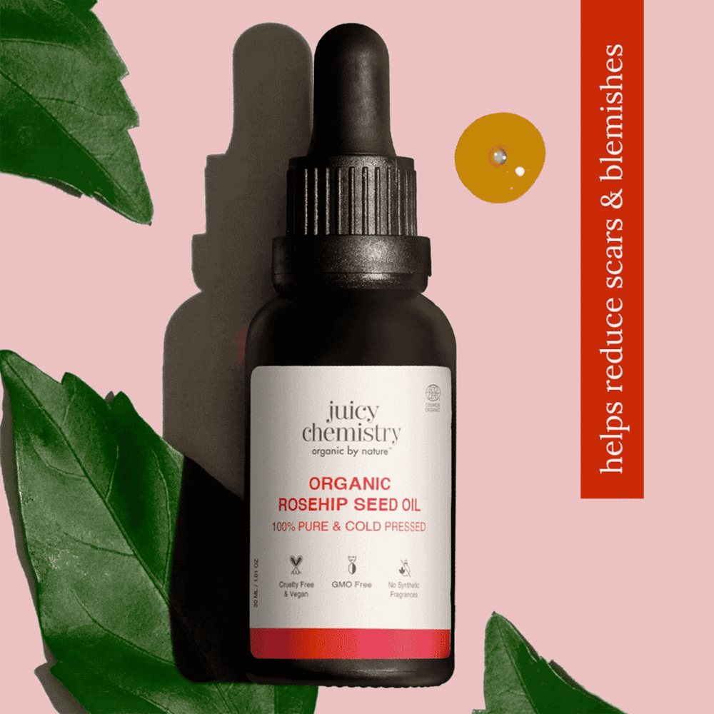 Rosehip Seed Oil, Juicy Chemistry, Ayurveda Store NZ
