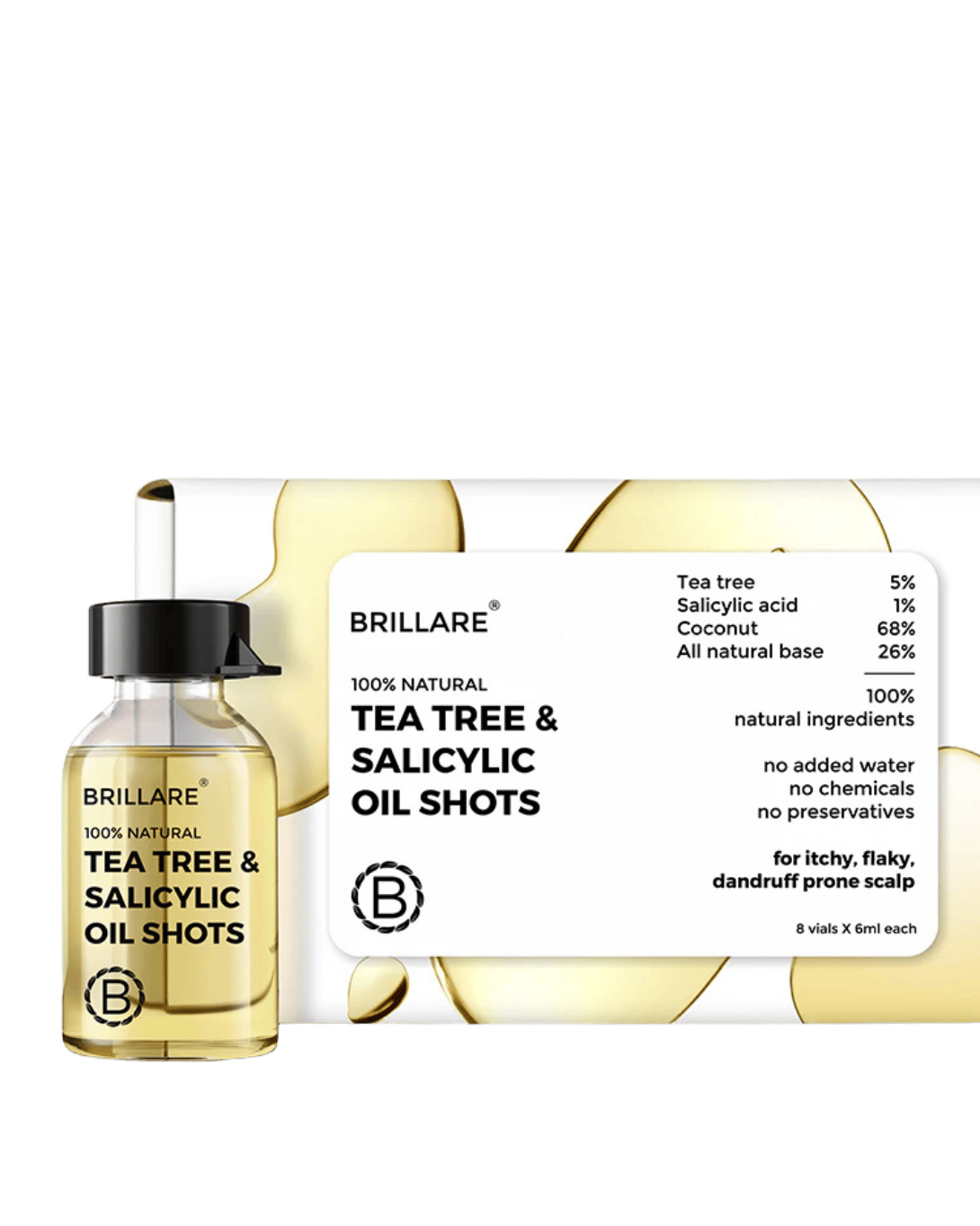 Tea Tree & Salicylic Oil Shots For Dandruff Control