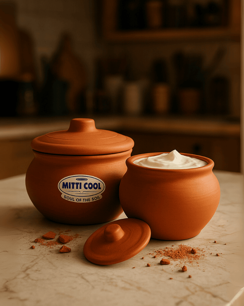 Terracotta Earthen Curd Pot, Ayurveda Store NZ
