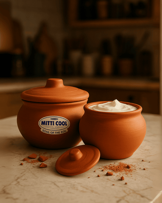Terracotta Earthen Curd Pot, Ayurveda Store NZ