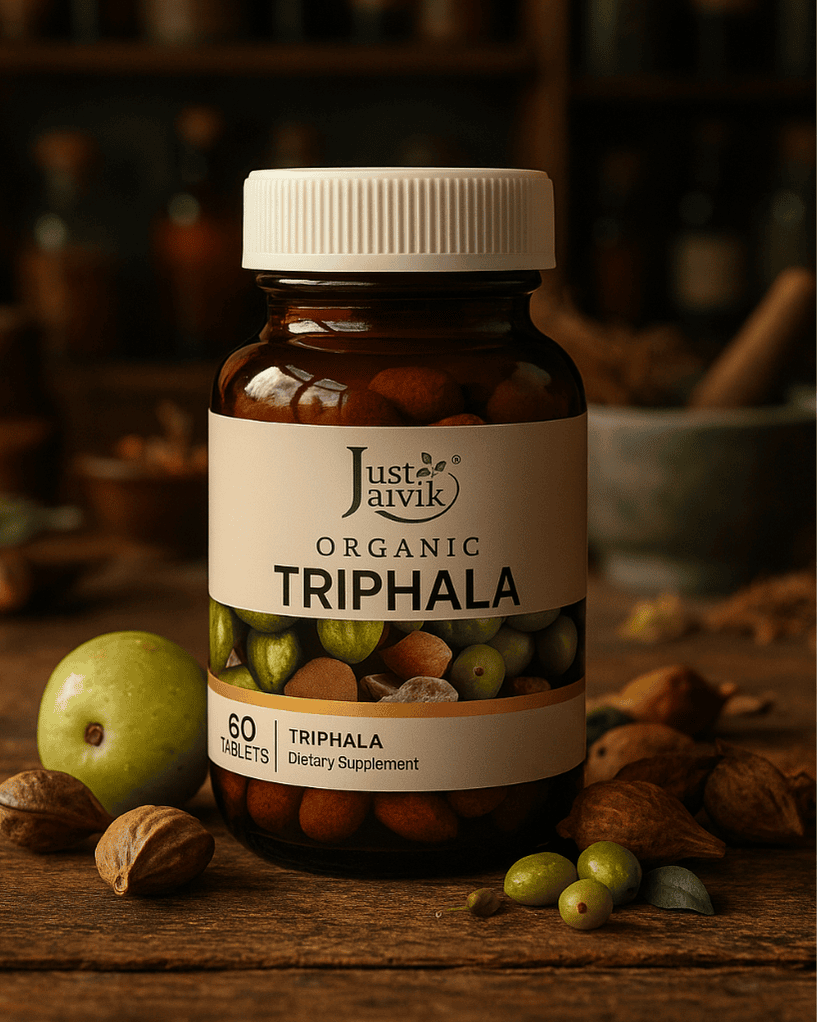Triphala Tablets, Just Jaivik, Ayurveda Store NZ