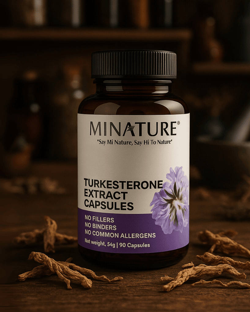 Turkesterone extract capsules, Minature, Ayurvedastorenz