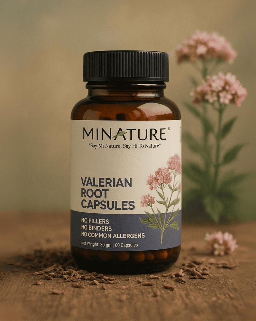 Valerian Root Capsules, Minature, Ayurveda Store NZ