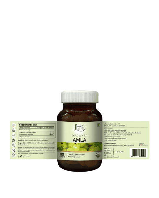 Organic Amla Tablets - 600mg