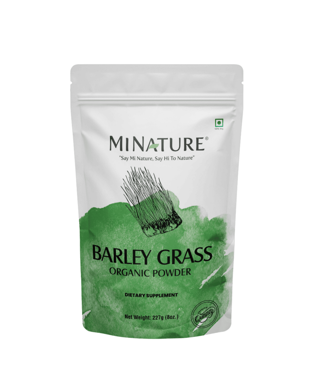 Organic Barley Grass Powder (Hordeum vulgare) - 227 g