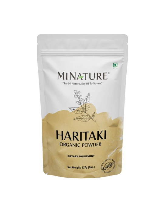 Organic Haritaki Powder 227g - USDA Certified | Harad