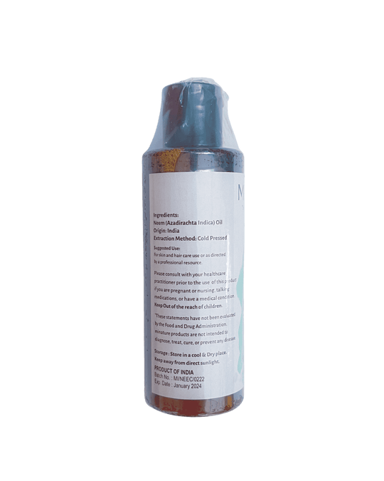 Organic Neem Oil - Cold Pressed (USDA Certified)