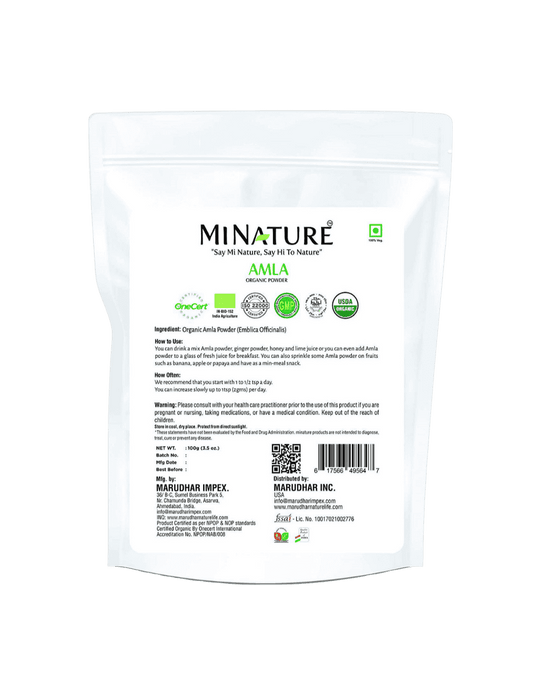 Organic Amla Powder 227g