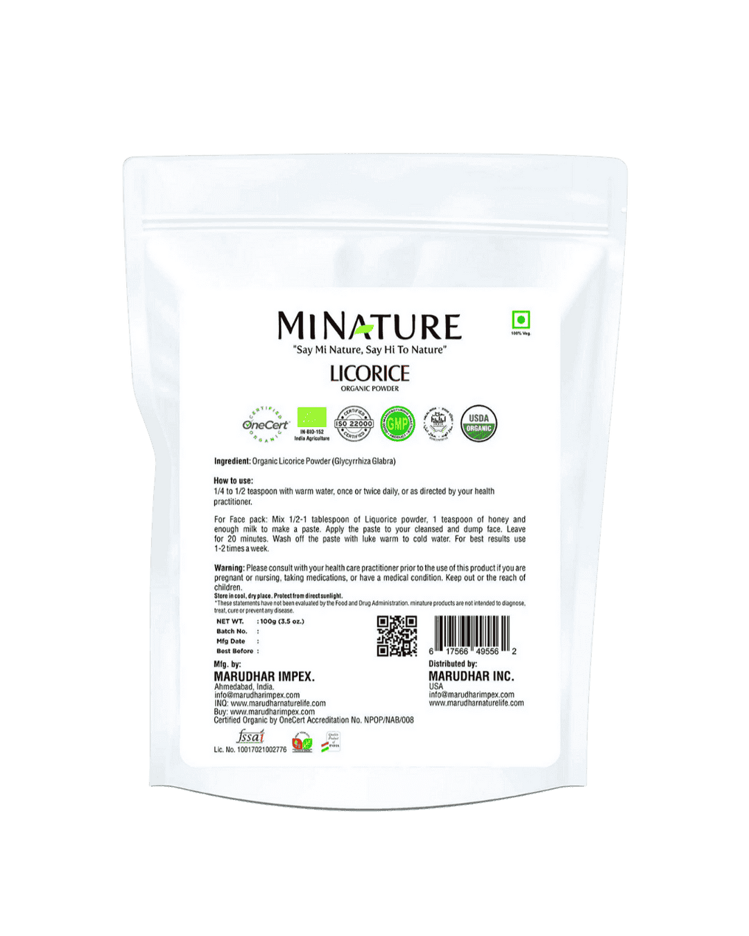Licorice, Minature, Ayurveda Store NZ