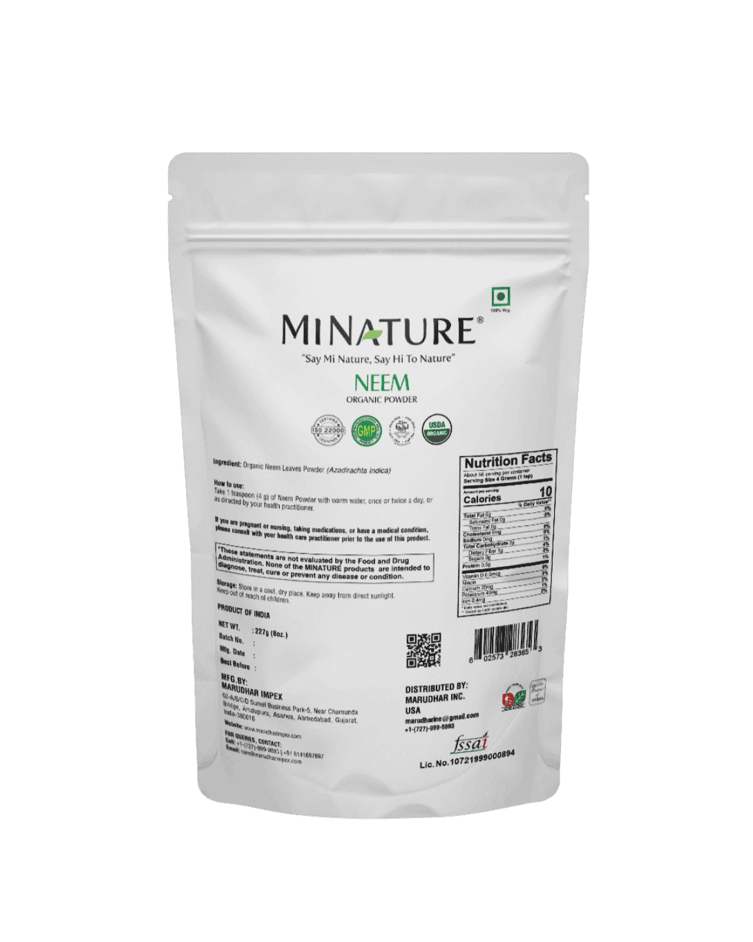 Neem Powder, Minature, Ayurveda Store NZ