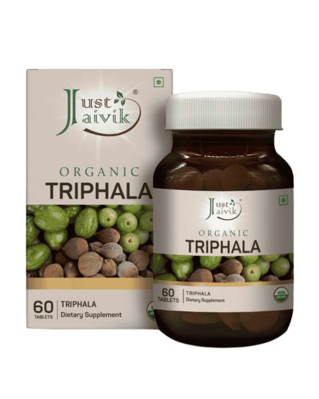 Triphala Tablets, Just Jaivik, Ayurveda Store NZ