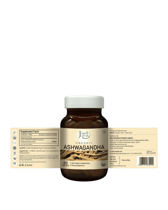 Organic Ashwagandha Tablets - 600mg