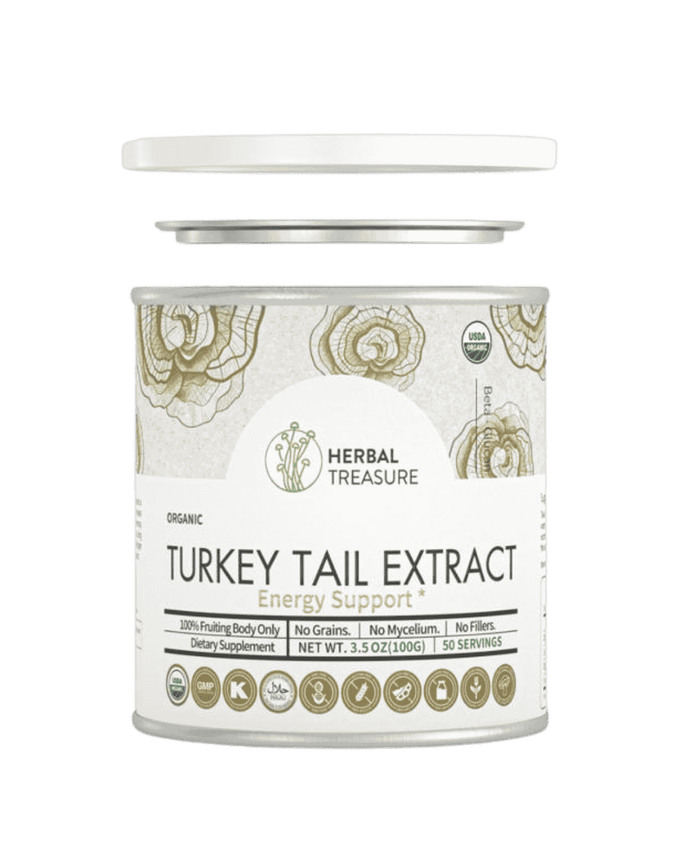 Organic Turkey Tail Mushroom Extract (Powder)
