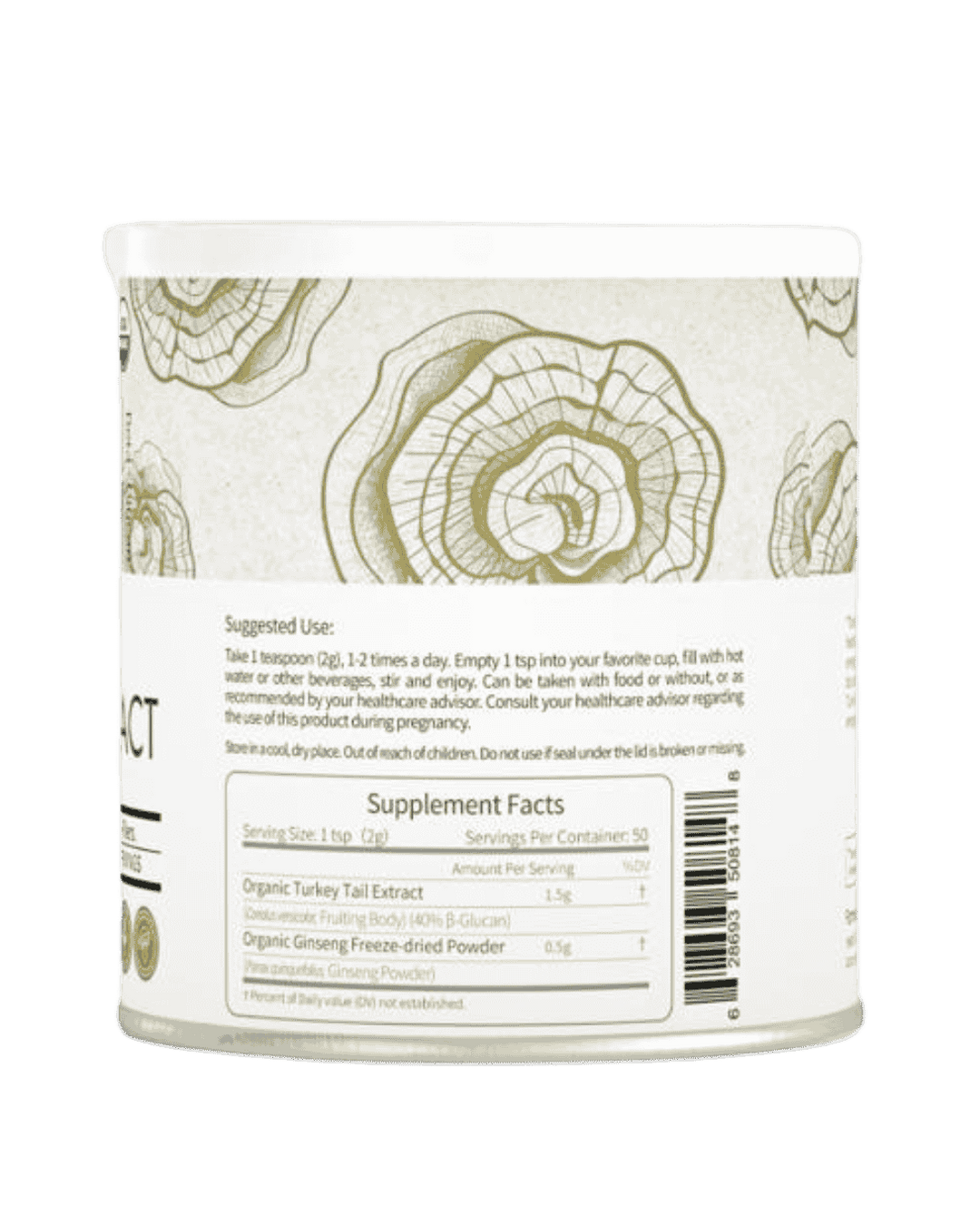 Organic Turkey Tail Mushroom Extract (Powder)